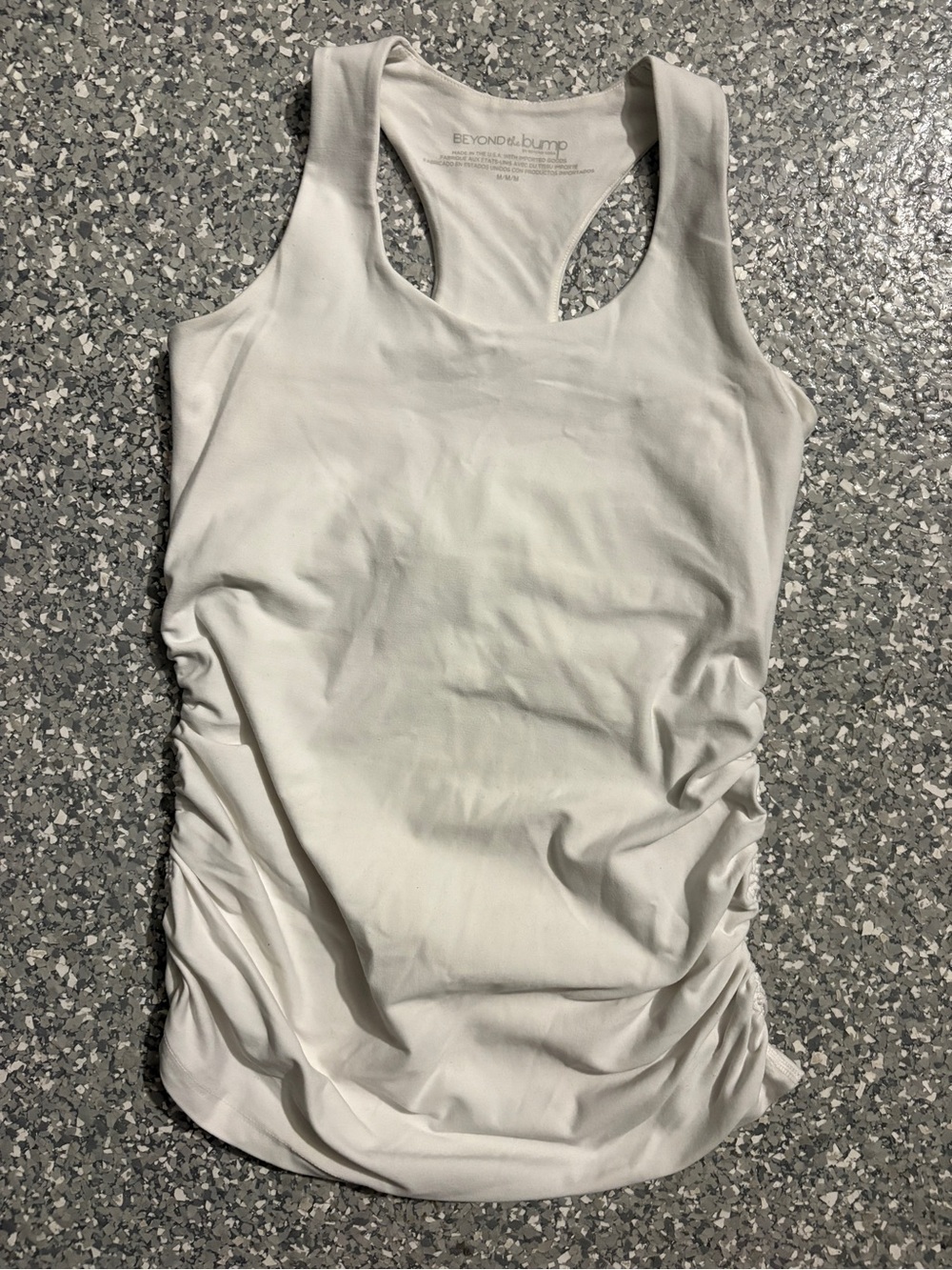 Beyond Yoga Beyond the Bump Bases Covered Maternity Tank Sz M